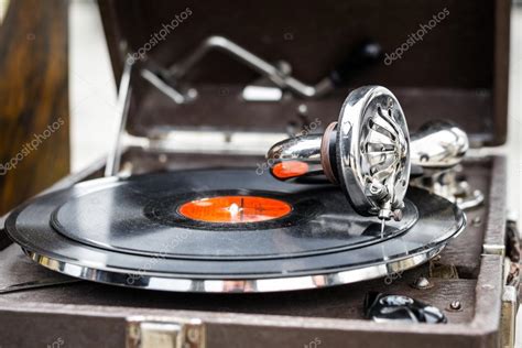 Vintage music player Stock Photo by ©michael-bp 107573982