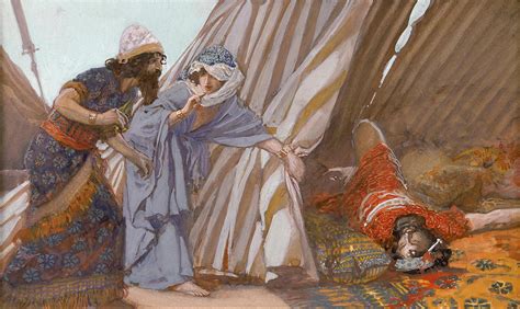 Jael Shows to Barak Sisera Lying Dead Painting by James Tissot - Pixels