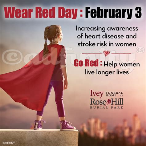 Wear Red Day: February 3rd - adfinity