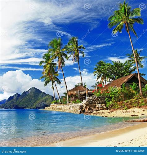 Tropical scenery stock photo. Image of coastline, peace - 26174640