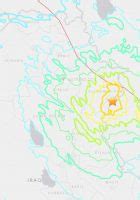 Sulaymaniyah Earthquake Map - Map of sulaymaniyah - Map of Sulaymaniyah Iraq - Middle East Maps ...