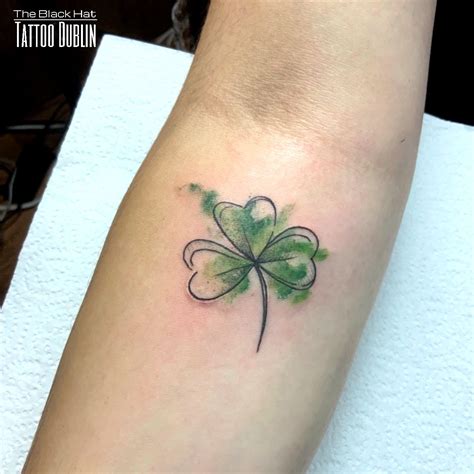 Irish Shamrock Tattoo - Black Hat Dublin | Shamrock tattoos, Irish tattoos, Irish shamrock tattoo