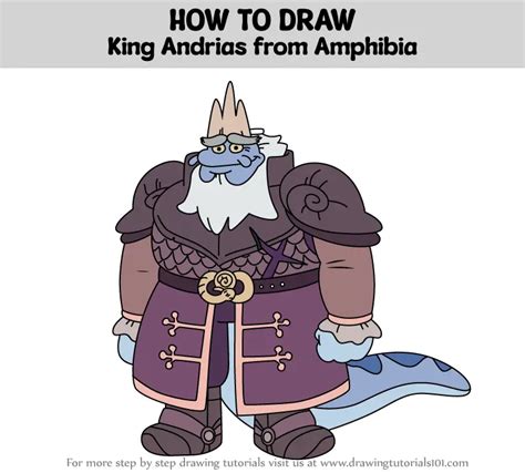 How to Draw King Andrias from Amphibia (Amphibia) Step by Step ...