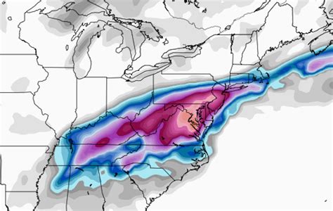 Forecast Maps for Jan. 22-23 Snowfall – Pittsburgh Snow Day