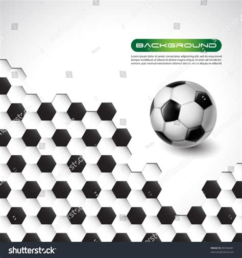 Soccer Vector Banner Background Stock Vector (Royalty Free) 89744491 ...