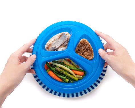 Amazon.com: Portions Master Weight Management Portion Control Plate, 125, 4.5 Ounce: Health ...