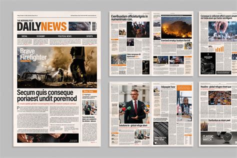 Tabloid Newspaper Template - BrandPacks