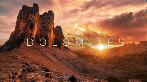 DOLOMITES 4K Time-lapse - YouTube