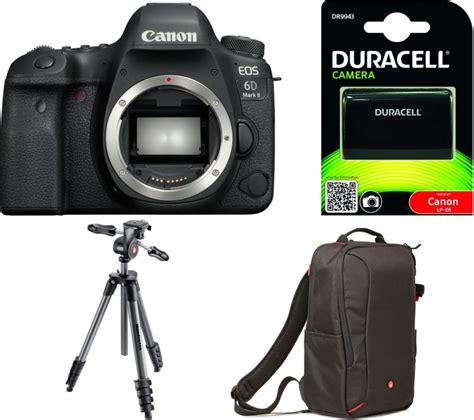 CANON EOS 6D Mark II DSLR Camera & Accessories Bundle Specs