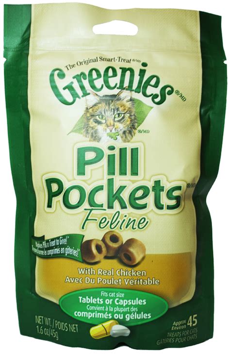 Greenies Pill Pockets For Cats Chicken (1.6 oz) 45 ct