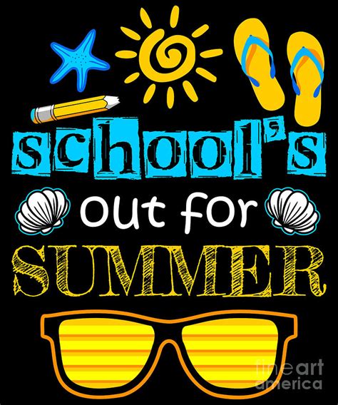 Schools Out For Summer Digital Art by Beth Scannell - Fine Art America