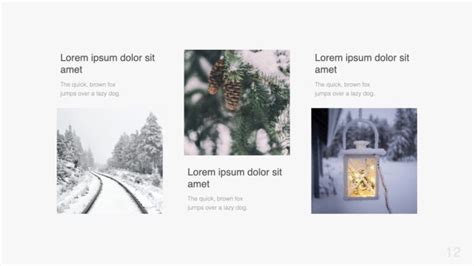 Winter Time Presentation Template | Master Bundles