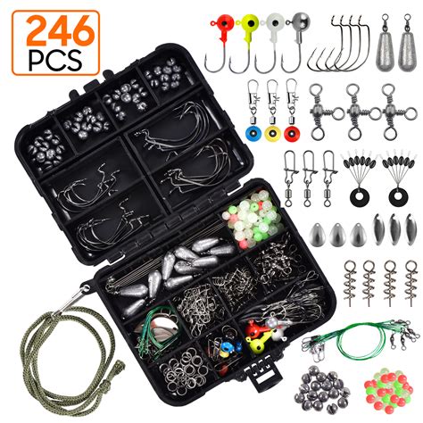 NEW 246 PCS FISHING TACKLE ACCESSORIES KIT 38522 – Uncle Wiener's Wholesale