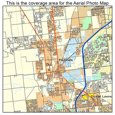 Aerial Photography Map of Plainfield, IL Illinois