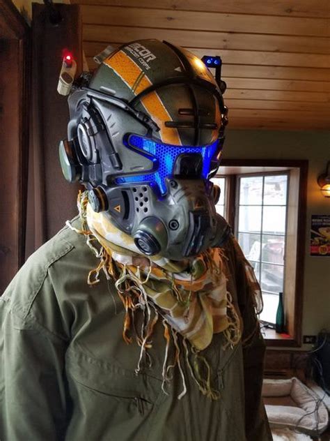 Titanfall 2 Jack Cooper Helmet with LED / Cosplay Helmet / Pilot Jack ...