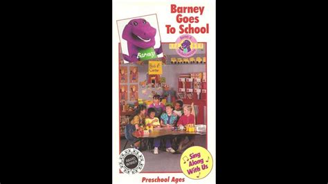 Barney Goes To School Vhs 1990