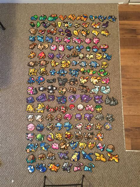 All 151 Kanto Pokemon Perler Beads by PerlerBeadShop on DeviantArt