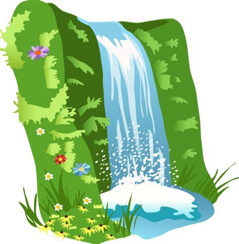 Water falls clipart - Clipground