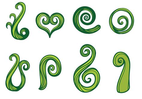 Free Koru Vector Set 122038 Vector Art at Vecteezy