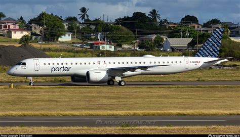 C-GKQO Porter Airlines Embraer E195-E2 (ERJ 190-400 STD) Photo by Ché Stuart | ID 1384534 ...