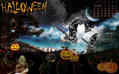 Hello October Halloween Wallpaper Calendar | Halloween wallpaper, October halloween, Hello october