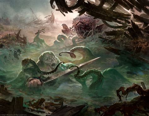 Sludge Monster MtG Art from Innistrad: Midnight Hunt Set by Svetlin Velinov - Art of Magic: the ...