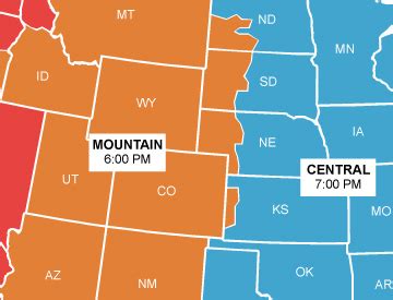 Kansas Time Zone Map - United States Map