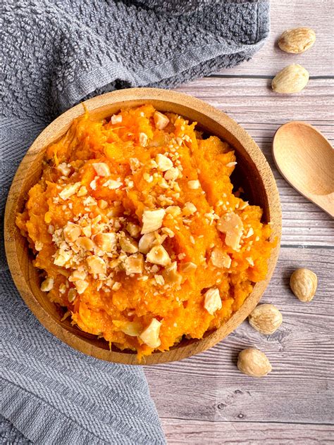 Roasted Garlic Mashed Sweet Potatoes - Tastefully Grace