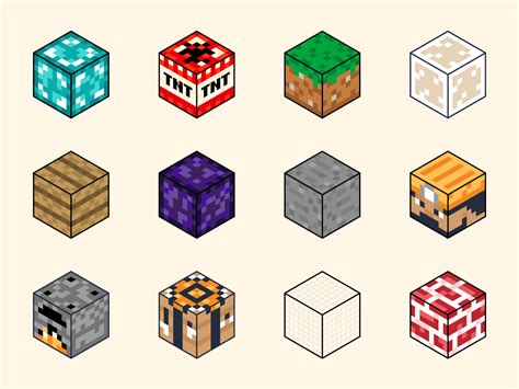 Minecraft Blocks by Clint Hess for Siege Media on Dribbble