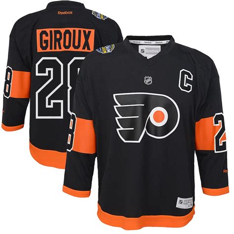 Reebok Claude Giroux Philadelphia Flyers Youth Black 2017 Stadium ...