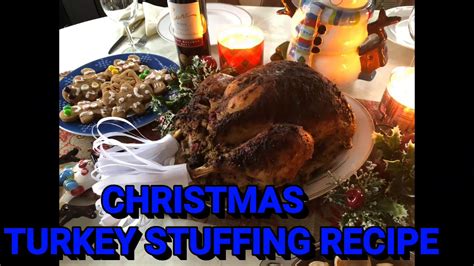 CHRISTMAS TURKEY STUFFING RECIPE - YouTube