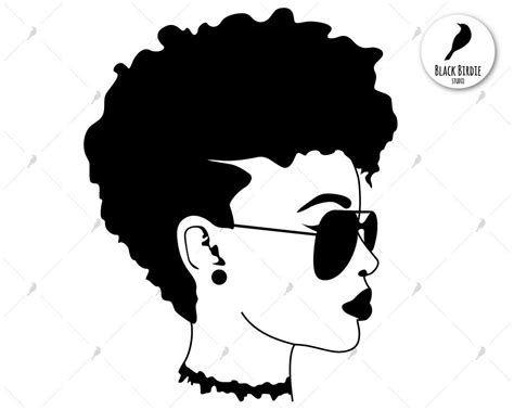 Black woman svg black woman clipart sunglasses svg shades