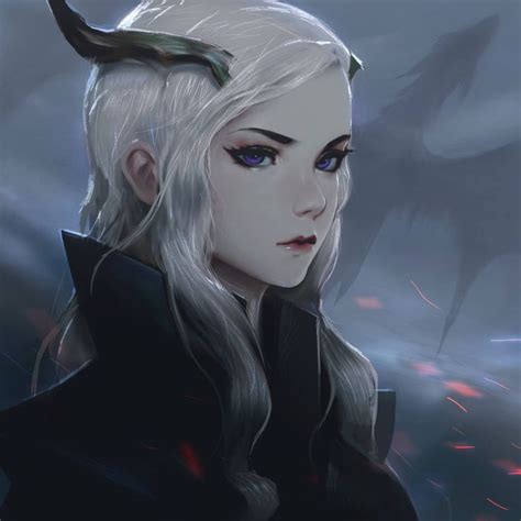 cute tiefling horned female character / adventurer | Вдохновляющие персонажи, Сказочные ...