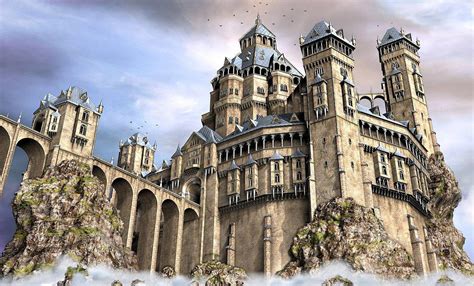 Fiction & Fantasy art — Ten fantasy castles