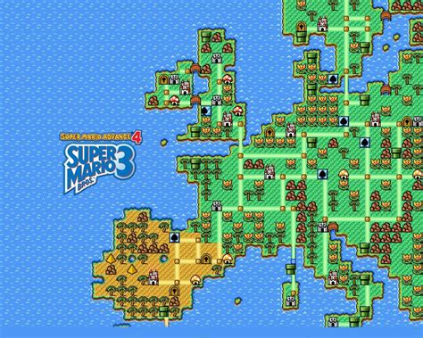 Super mario bros 3 world map - filewhite