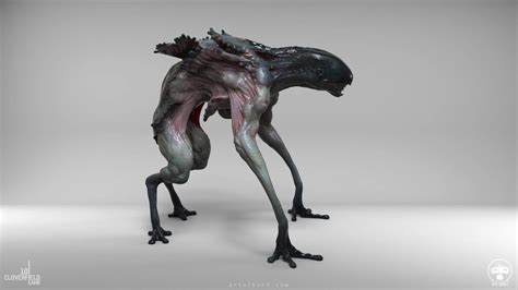 ArtStation - 10 Cloverfield Lane - Leech, Kurt Papstein Alien Concept ...