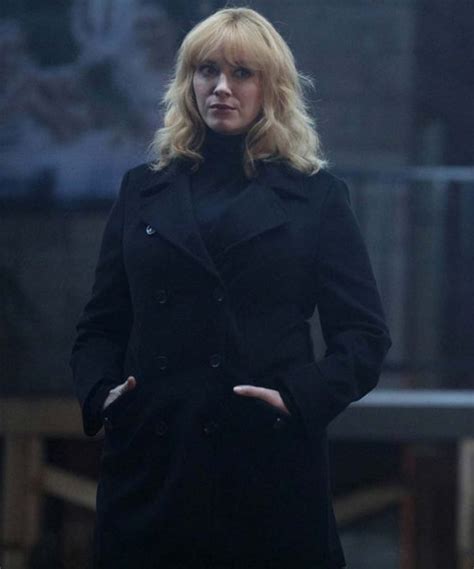 Beth Boland Black Trench Coat | Good Girls Christina Hendricks Coat