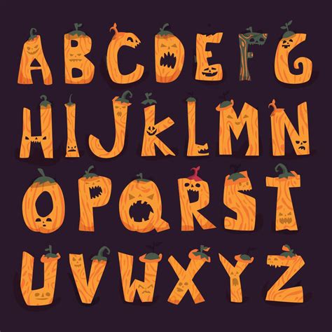 Free Printable Halloween Letters Web With These Free Printable Halloween Alphabet Letters, You ...
