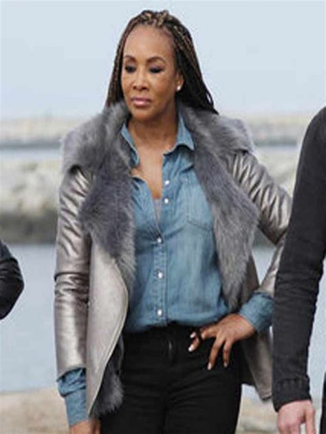 Sharknado 6 Vivica A Fox Shearling Leather Jacket – Bay Perfect