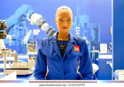 Bangkokthailand Jun 22 2018 Sophia Robot Stock Photo (Edit Now) 1121142197