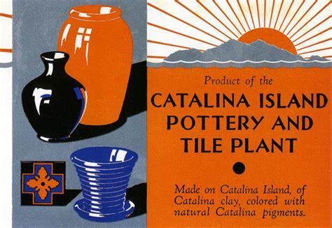 Catalina Island Pottery and Tile Plant | California pottery, Catalina ...