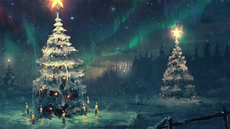 Christmas Trees Live Wallpaper - WallpaperWaifu