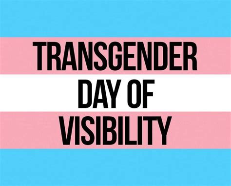 Transgender Day of Visibility - National Runaway Safeline