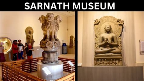 Sarnath Museum || Sarnath museum Ashoka stambh || Archaeological museum ...