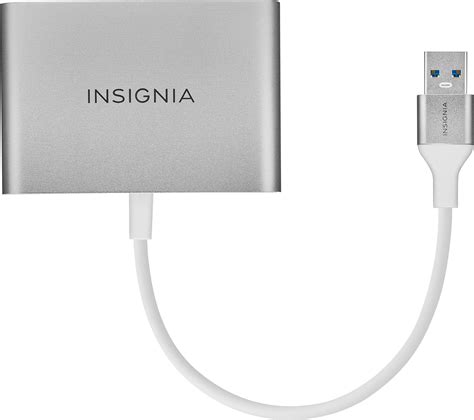 Questions and Answers: Insignia™ USB to Dual HDMI Adapter White NS-PU32H4A - Best Buy