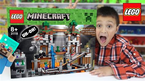 Lets Build LEGO Minecraft THE MINE! w/ Mike! (Timelapse & FGTEEV Cheesy ...