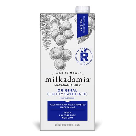 Milkadamia Original Macadamia Nut Milk - Case(s) of 6 Quarts: BaristaProShop.com