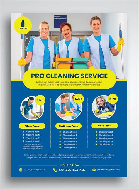 Cleaning Service Flyer Template