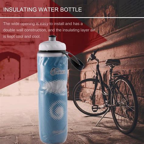 710Ml 24Oz Portable Outdoor Insulated Water Bottle Bicycle Bike Cycling ...