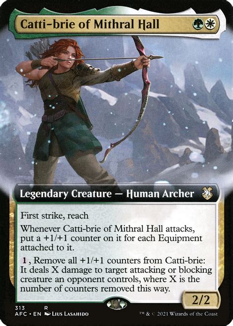 Catti-brie of Mithral Hall - Forgotten Realms Commander: (Extended Art ...